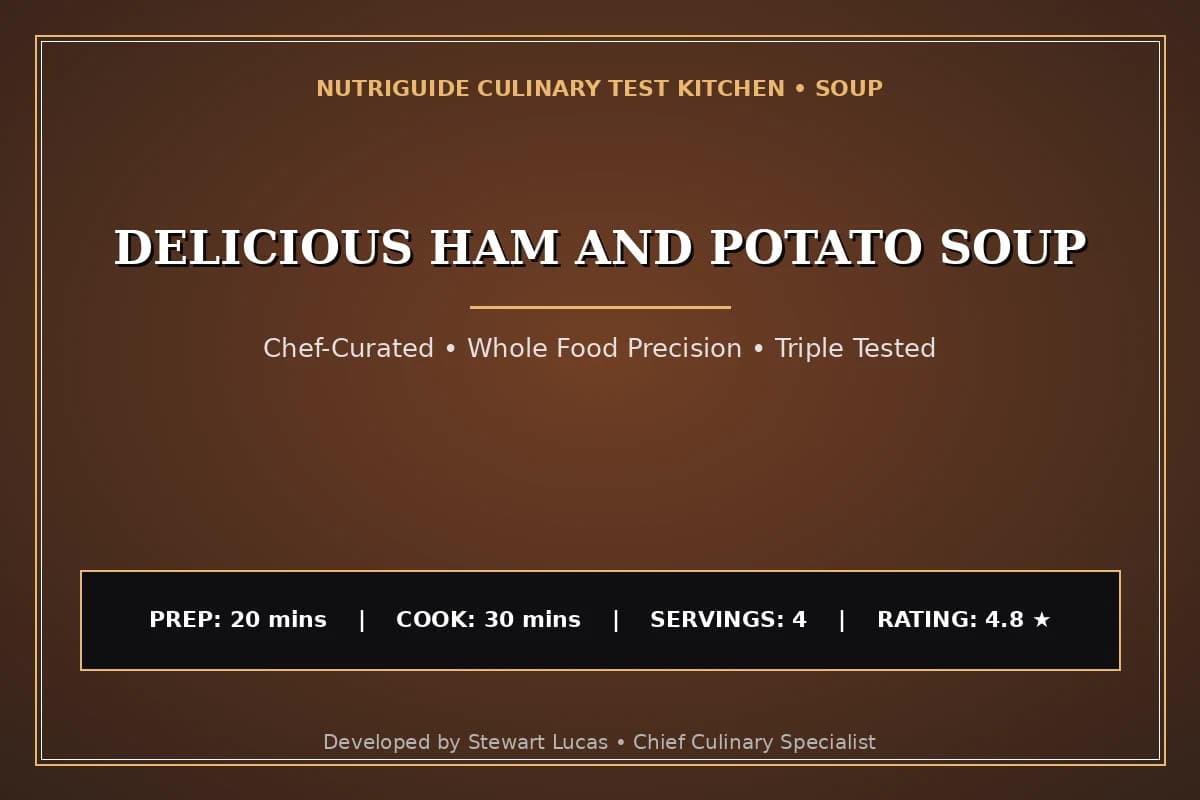Delicious Ham And Potato Soup