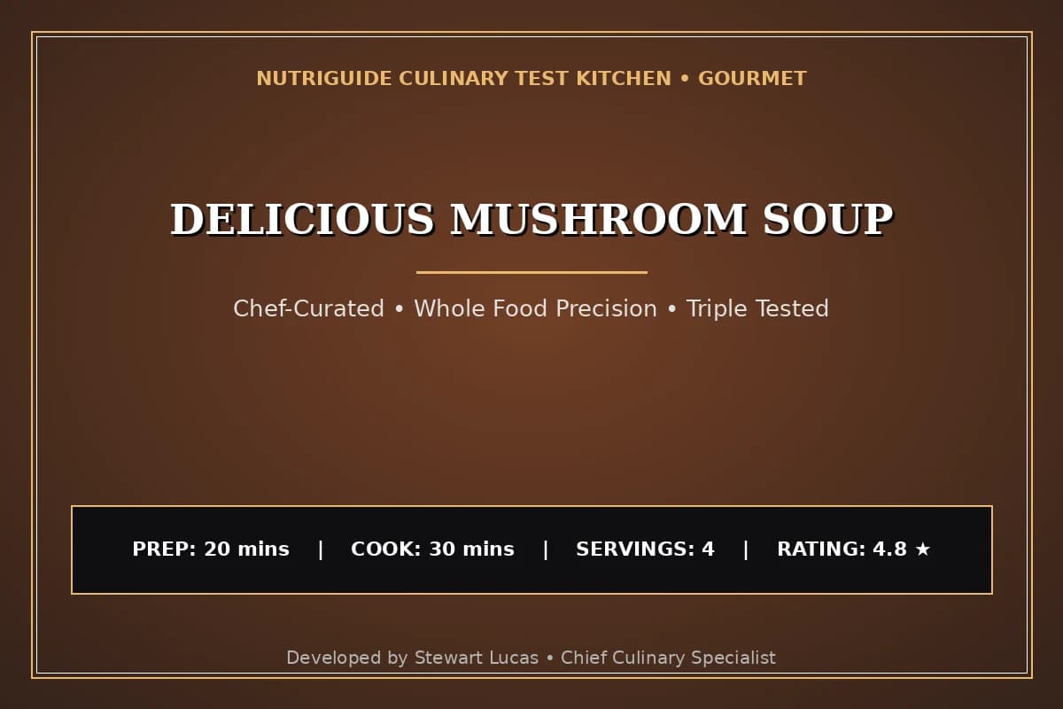 Delicious Mushroom Soup