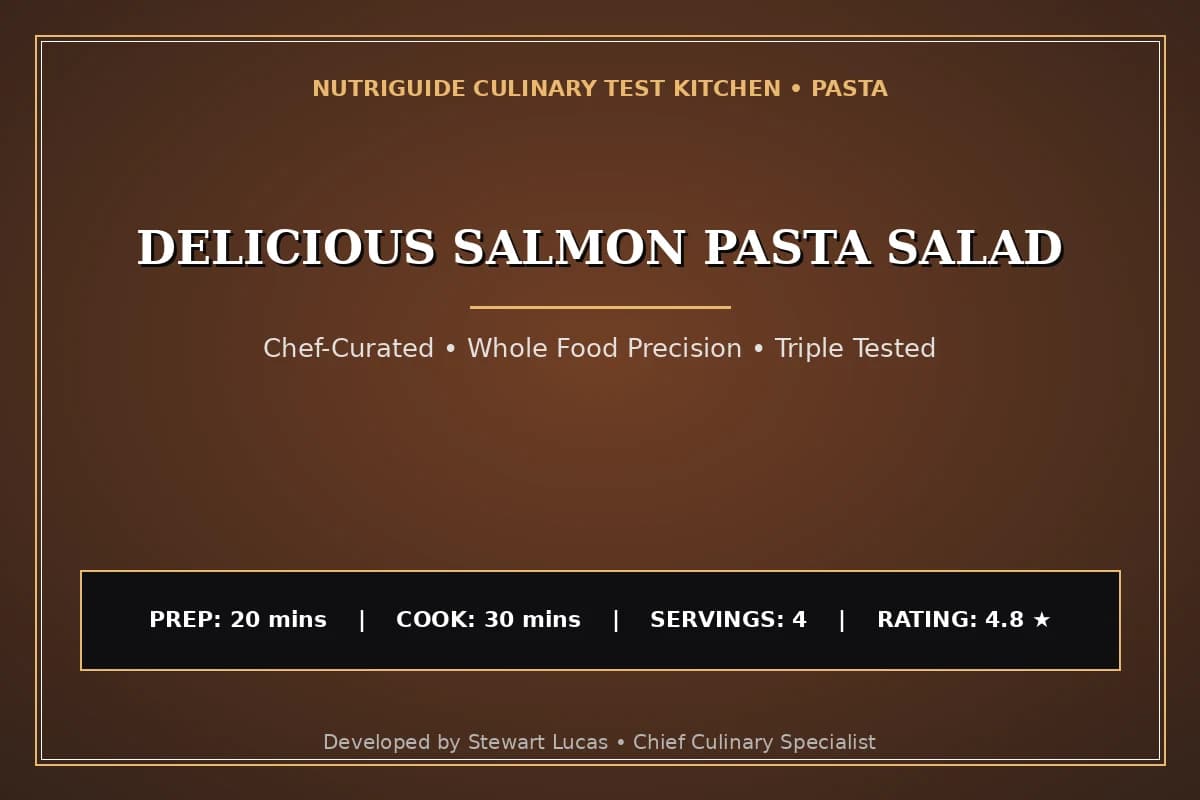 Delicious Salmon Pasta Salad