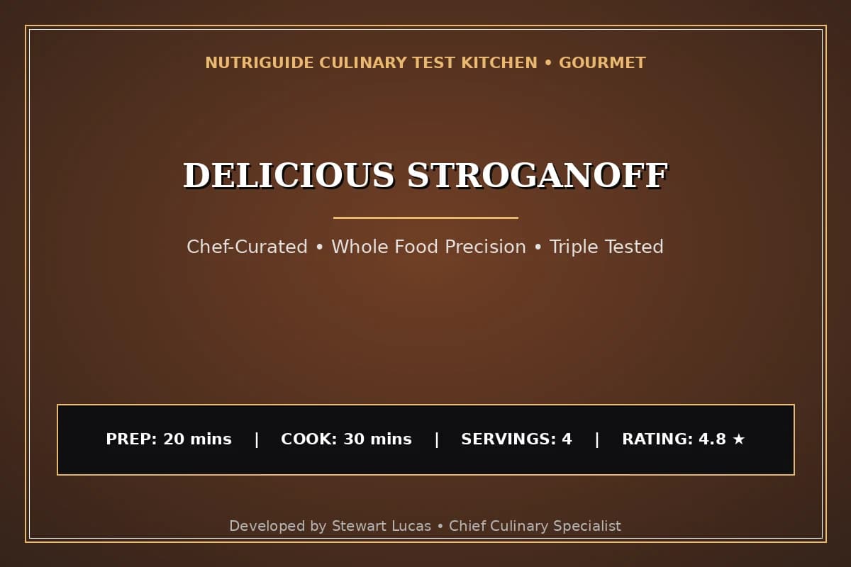 Delicious Stroganoff