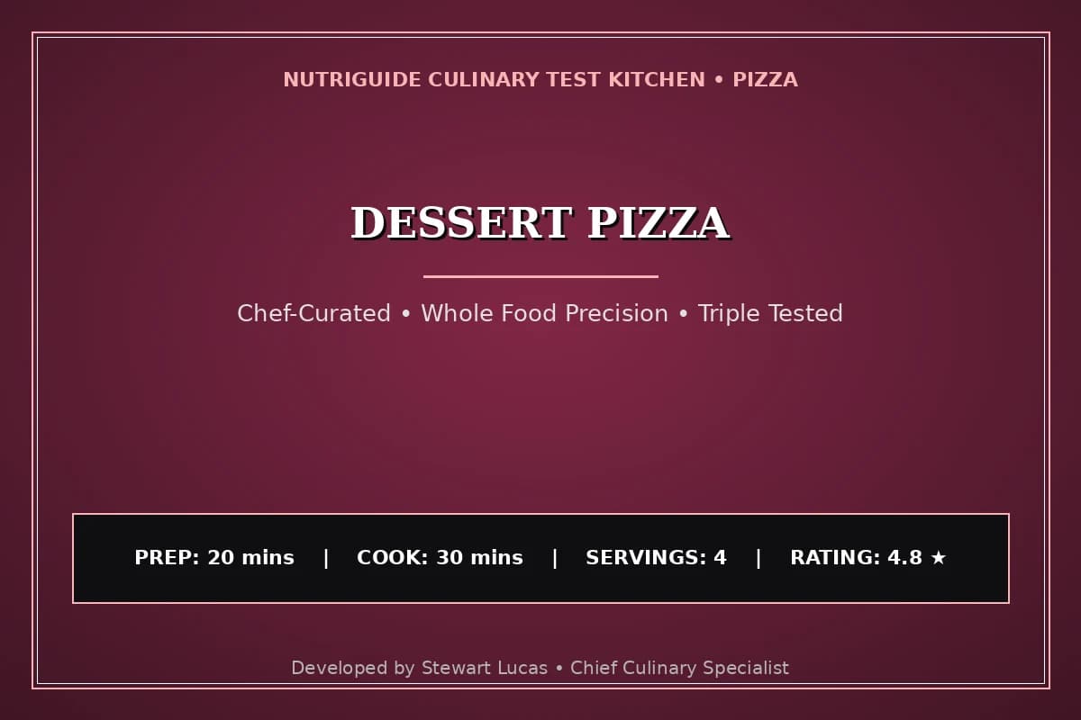 Dessert Pizza