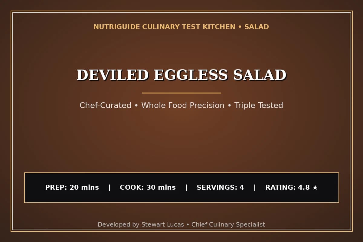 Deviled Eggless Salad