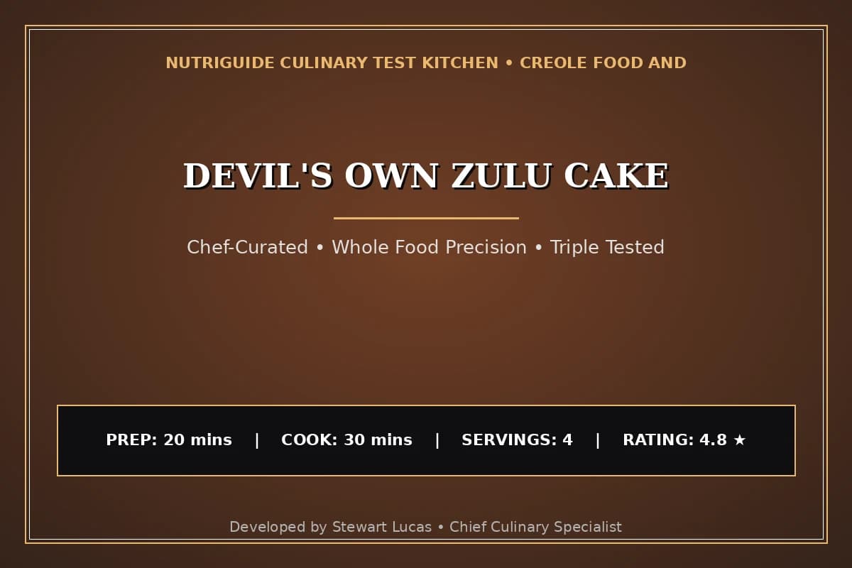 Devil'S Own Zulu Cake