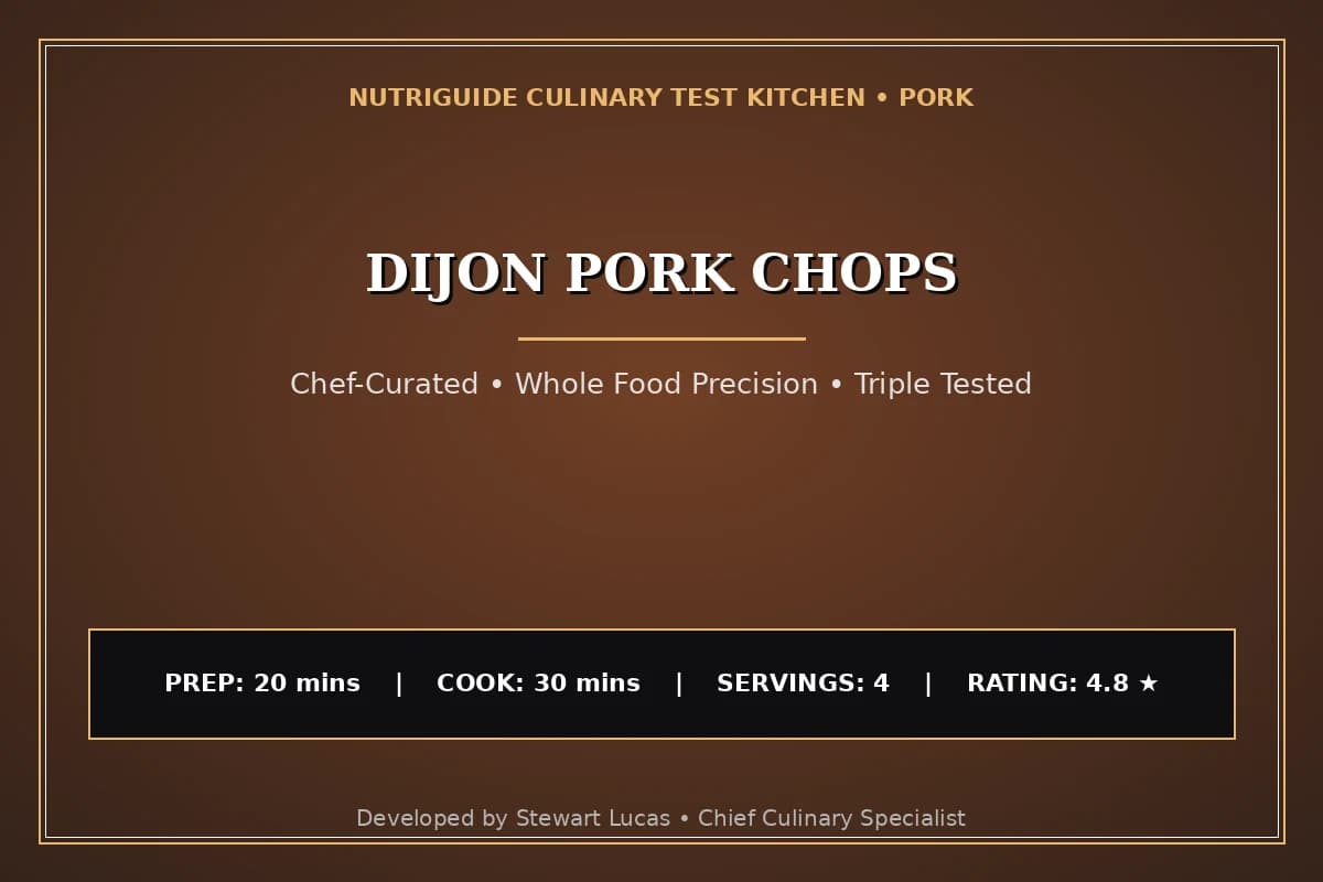 Dijon Pork Chops