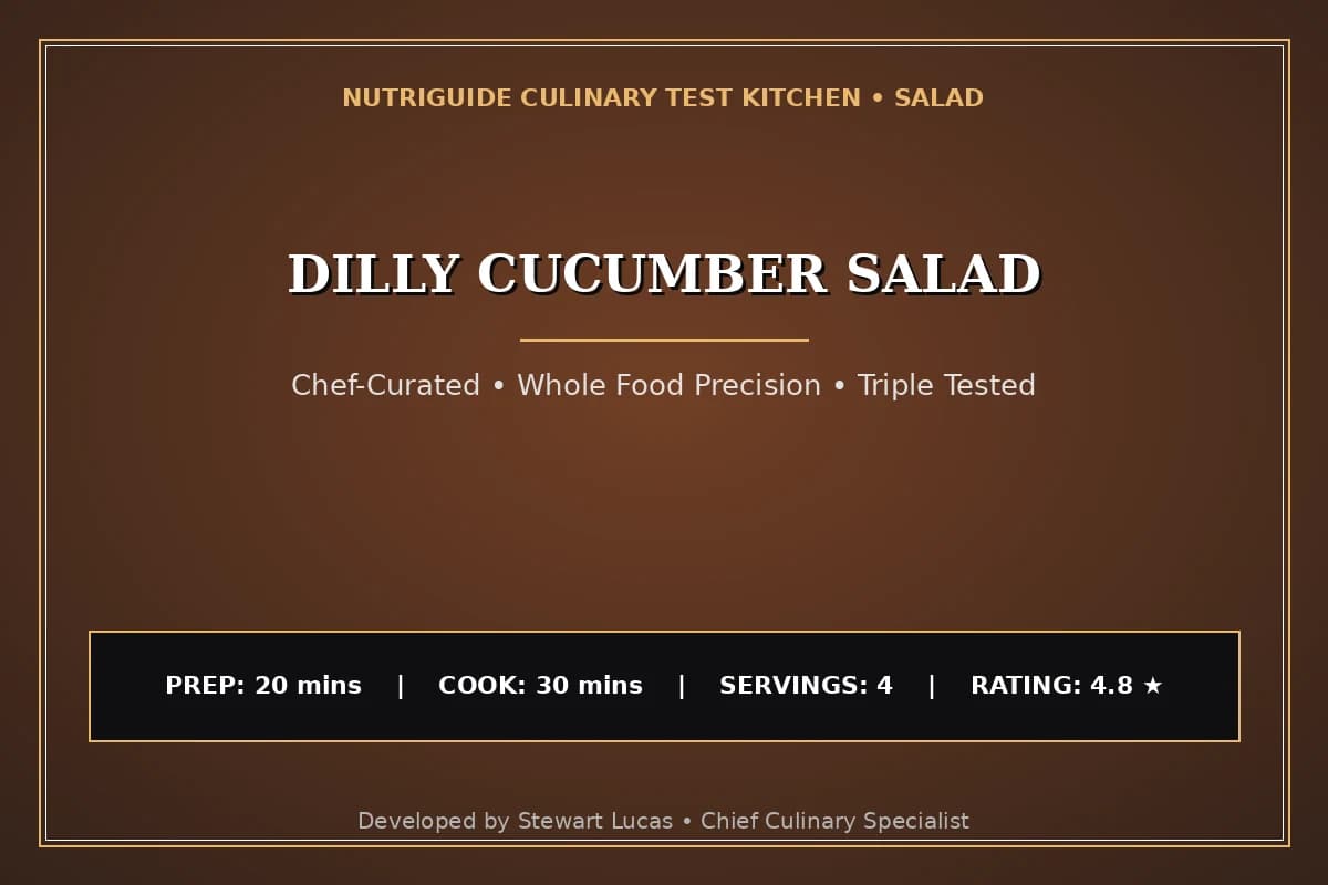 Dilly Cucumber Salad