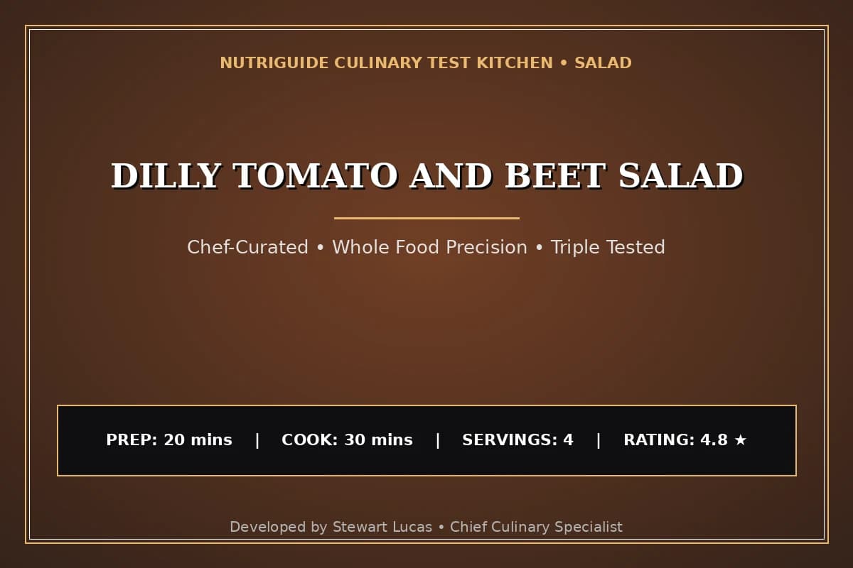 Dilly Tomato And Beet Salad