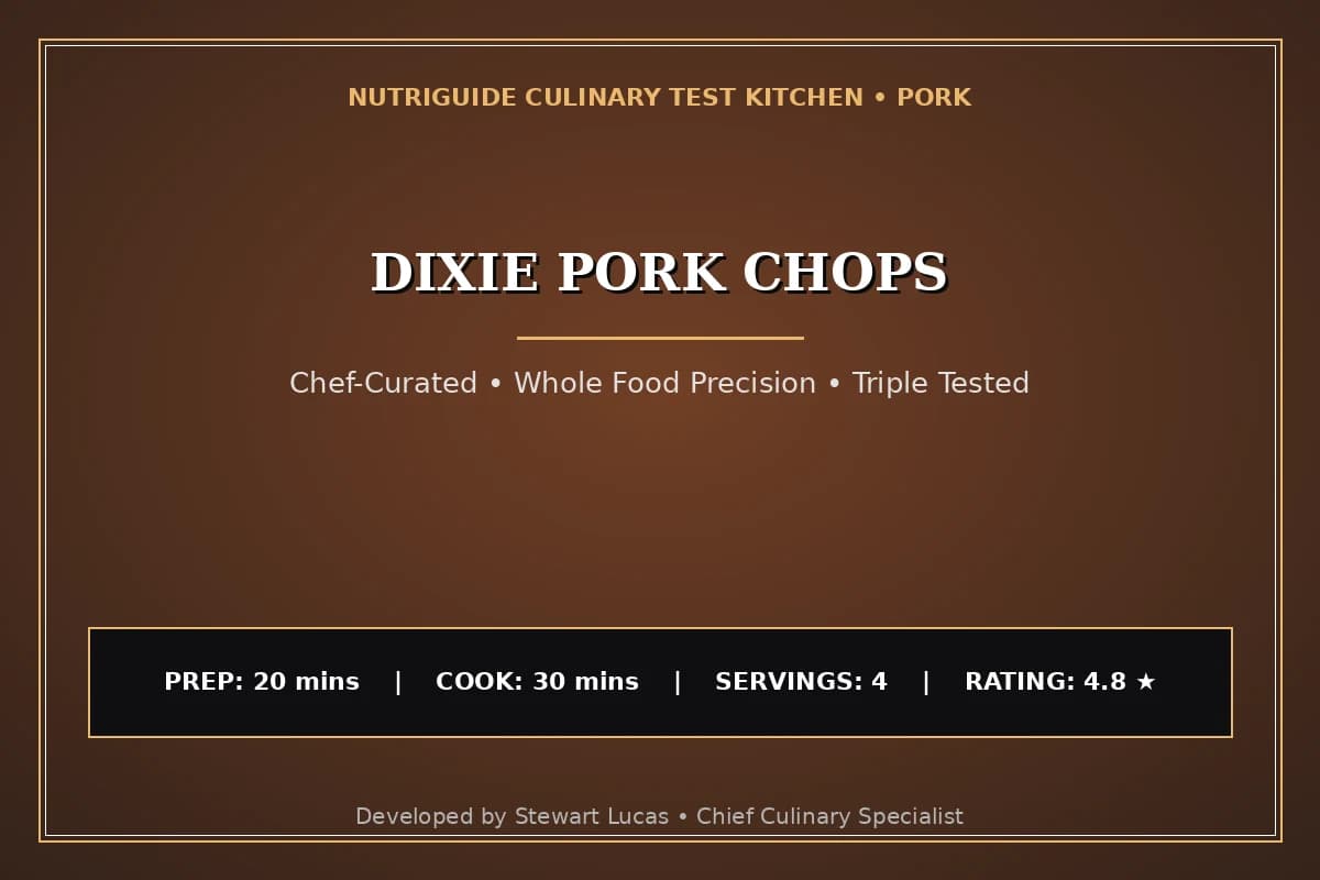 Dixie Pork Chops