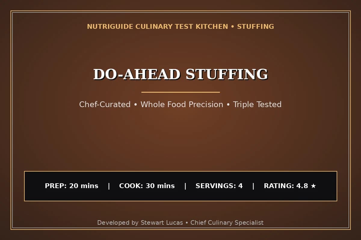 Do-Ahead Stuffing