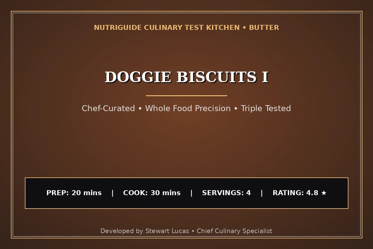 Doggie Biscuits I