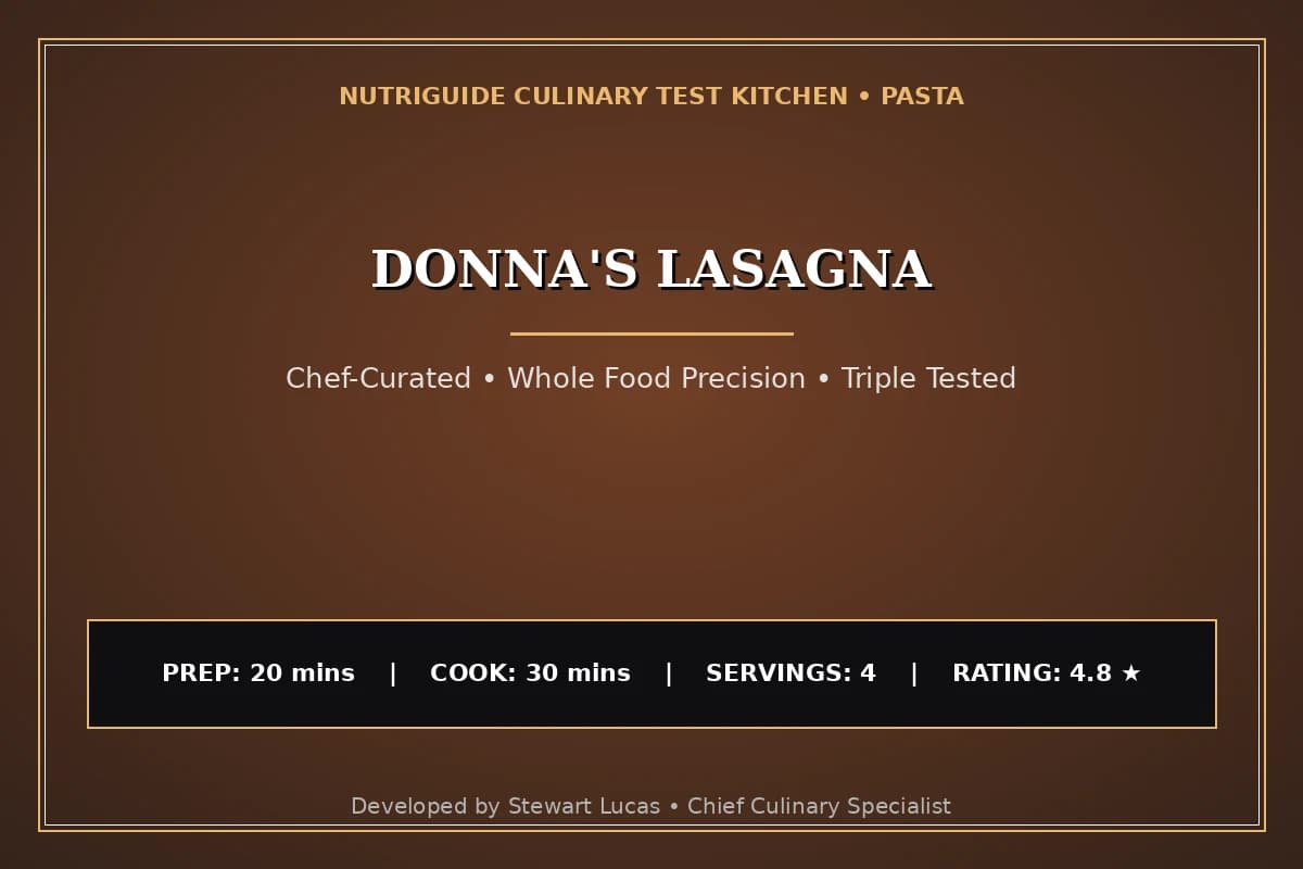 Donna'S Lasagna