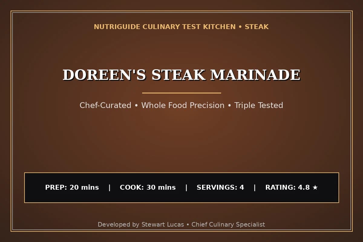 Doreen'S Steak Marinade