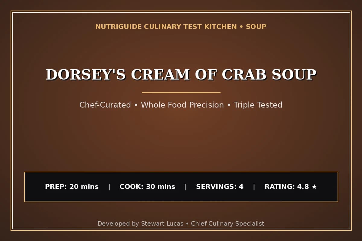 Dorsey'S Cream Of Crab Soup