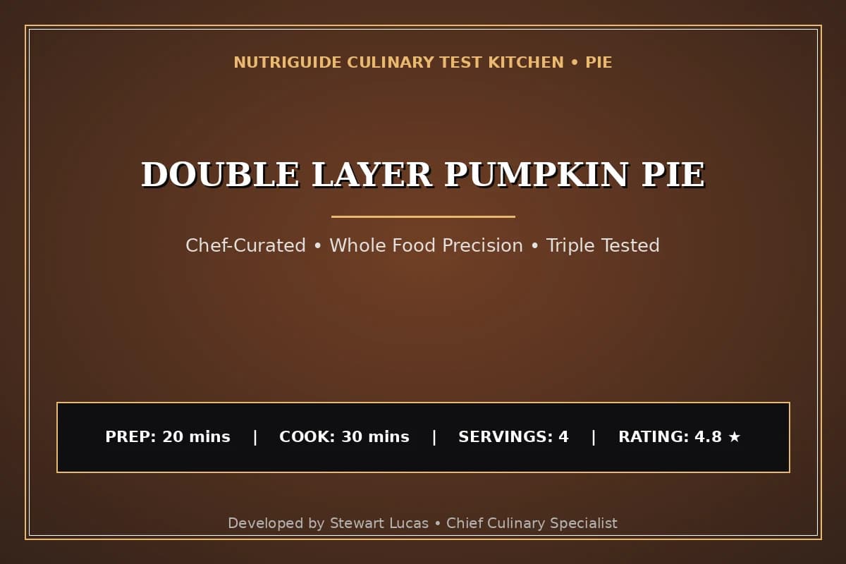 Double Layer Pumpkin Pie