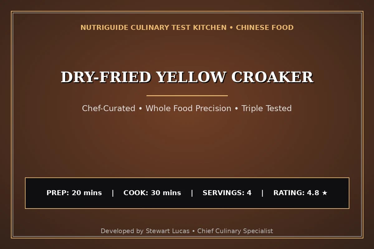 Dry-Fried Yellow Croaker