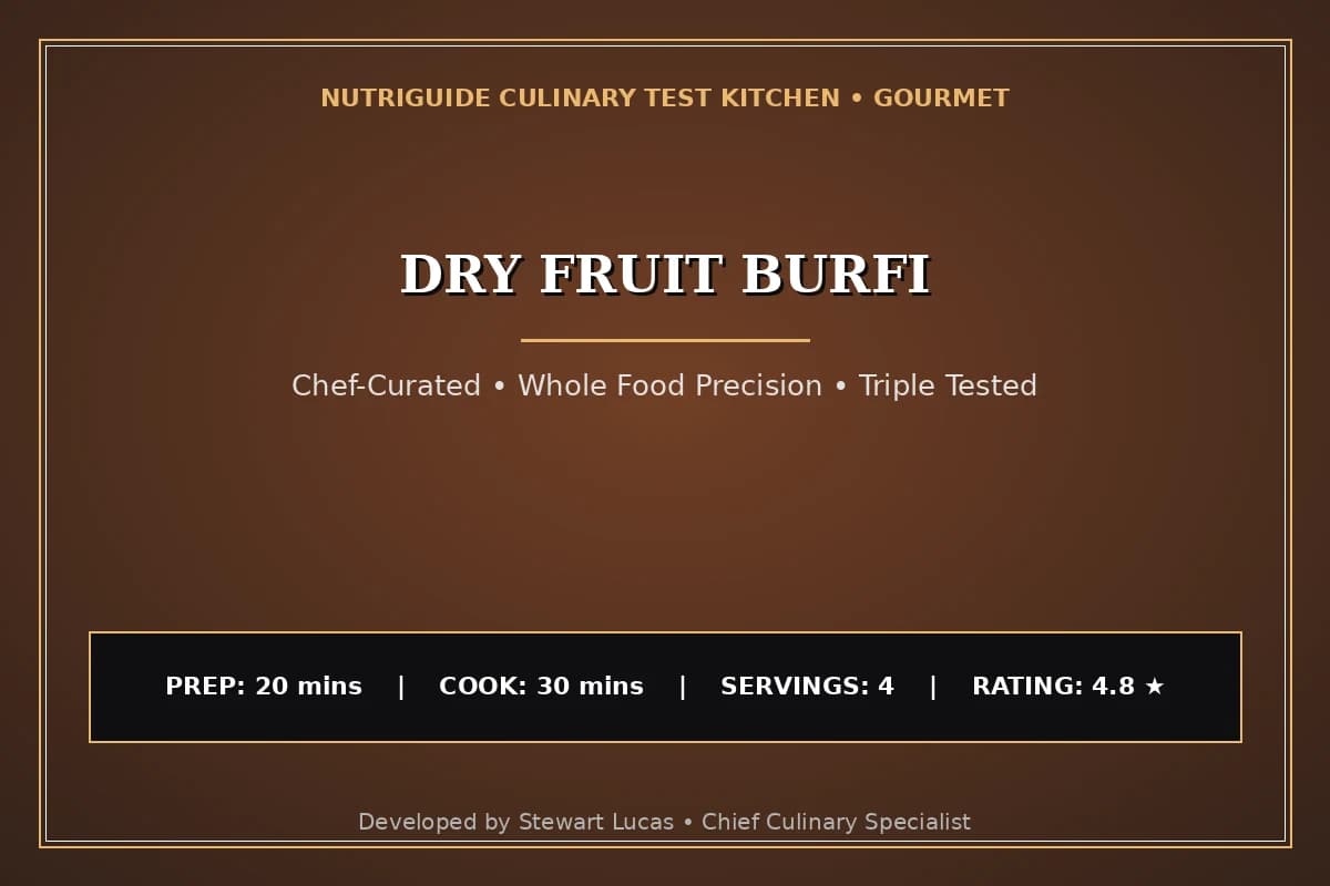 Dry Fruit Burfi