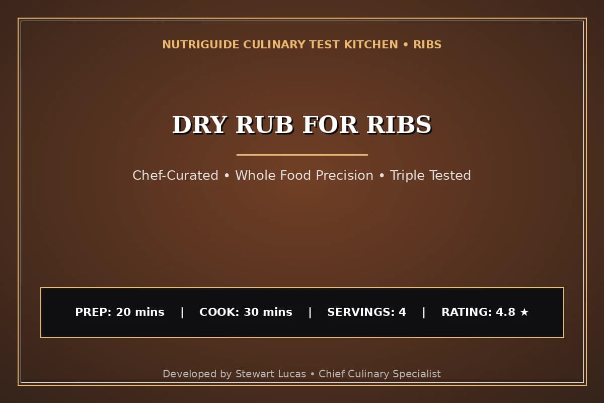 Dry Rub For Ribs