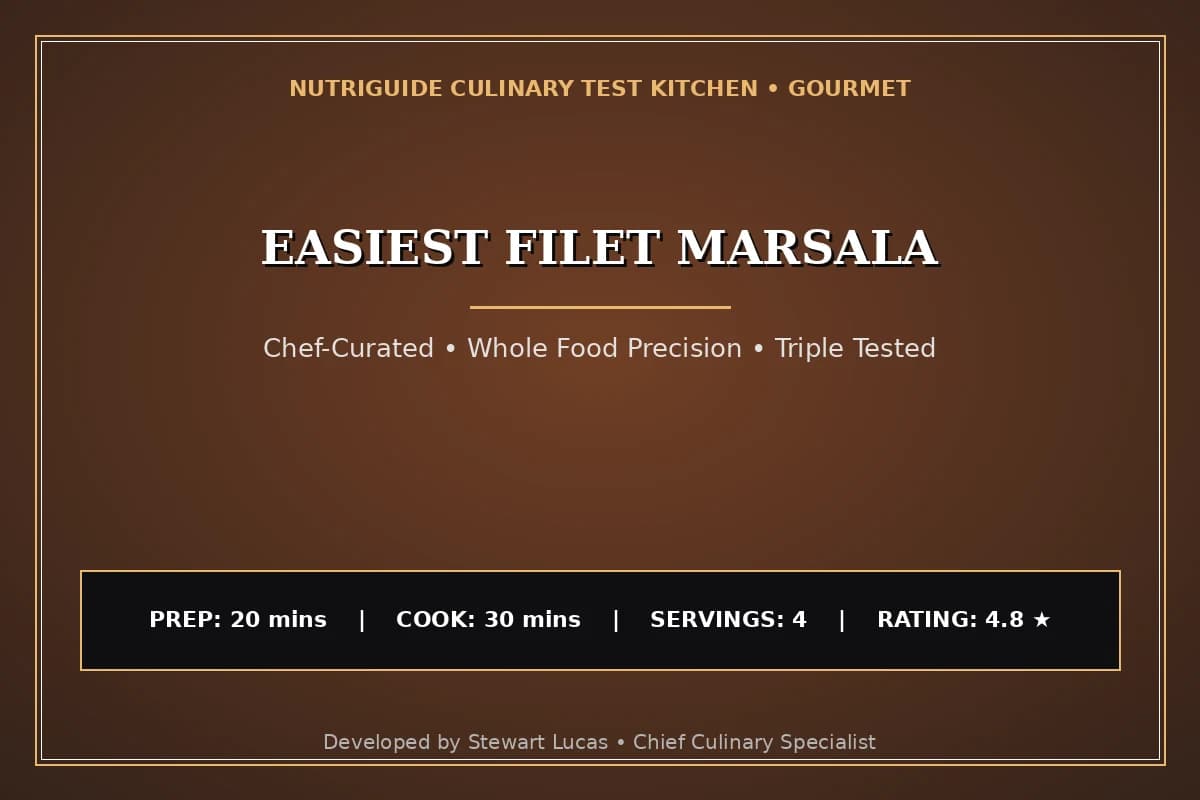 Easiest Filet Marsala