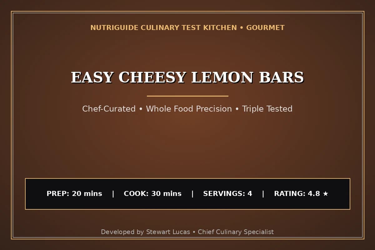 Easy Cheesy Lemon Bars