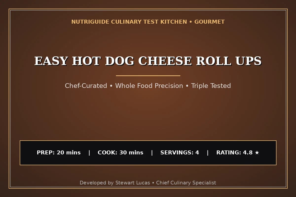 Easy Hot Dog Cheese Roll Ups