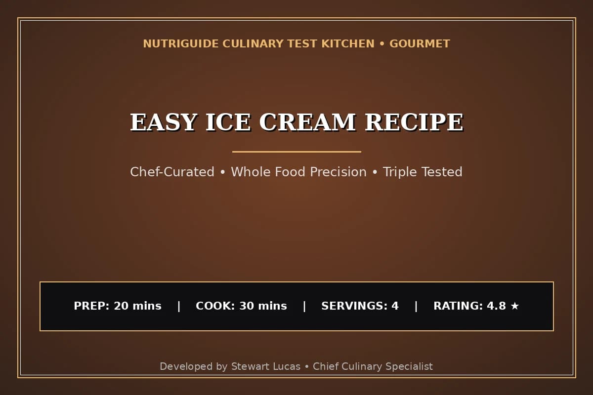 Easy Ice Cream Recipe