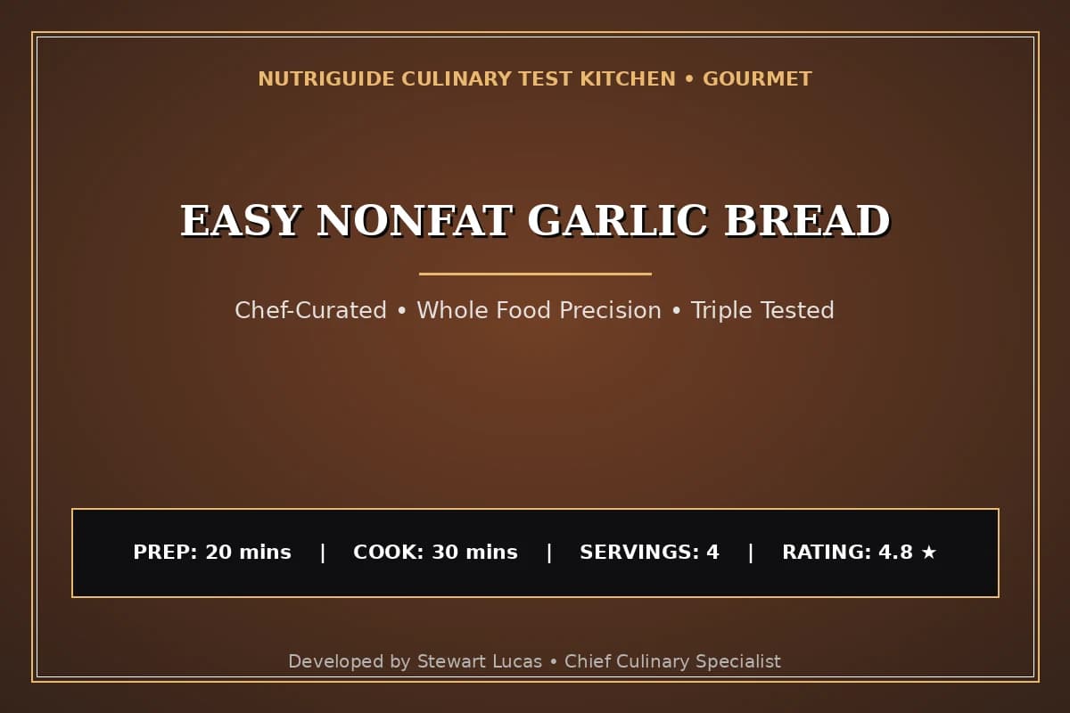 Easy Nonfat Garlic Bread