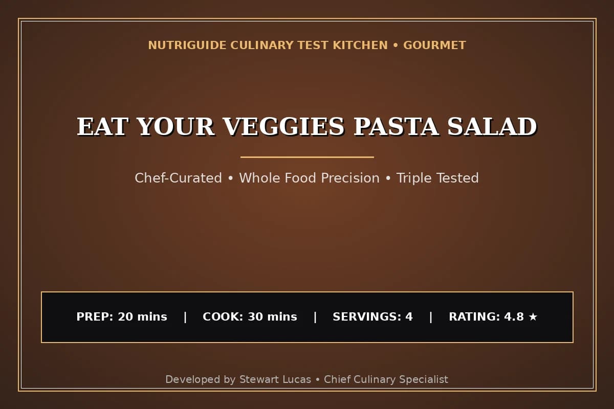 Eat Your Veggies Pasta Salad