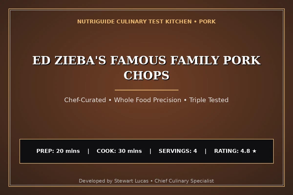Ed Zieba'S Famous Family Pork Chops