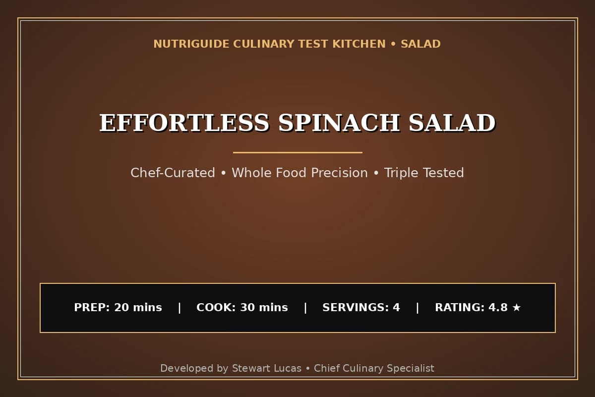 Effortless Spinach Salad