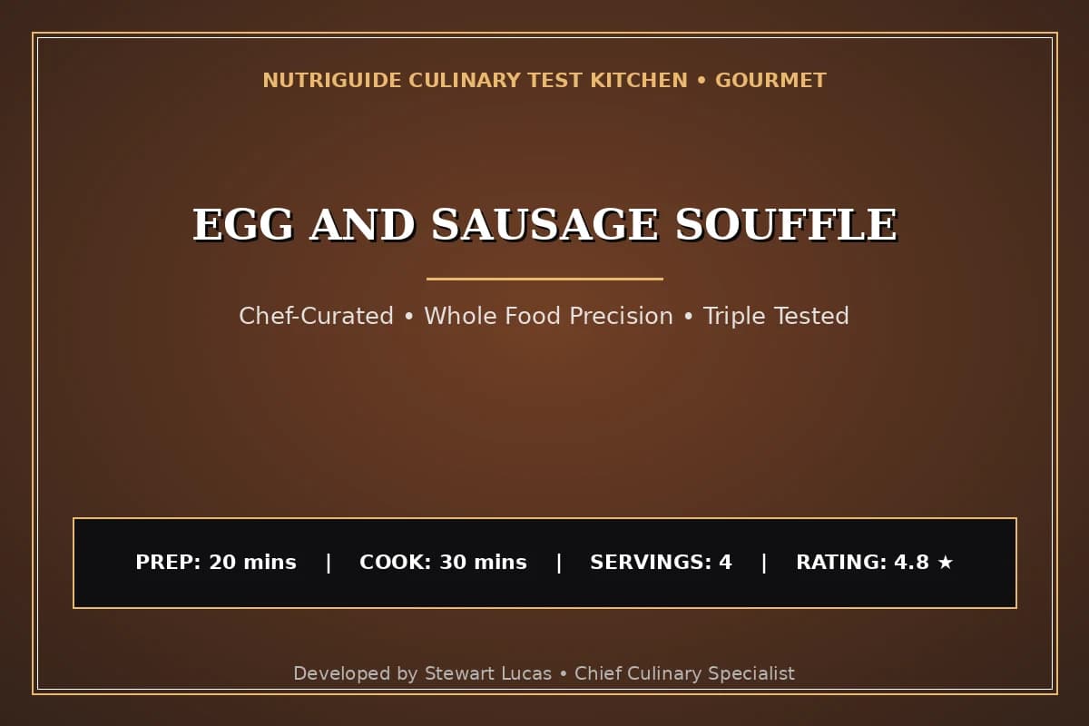 Egg And Sausage Souffle