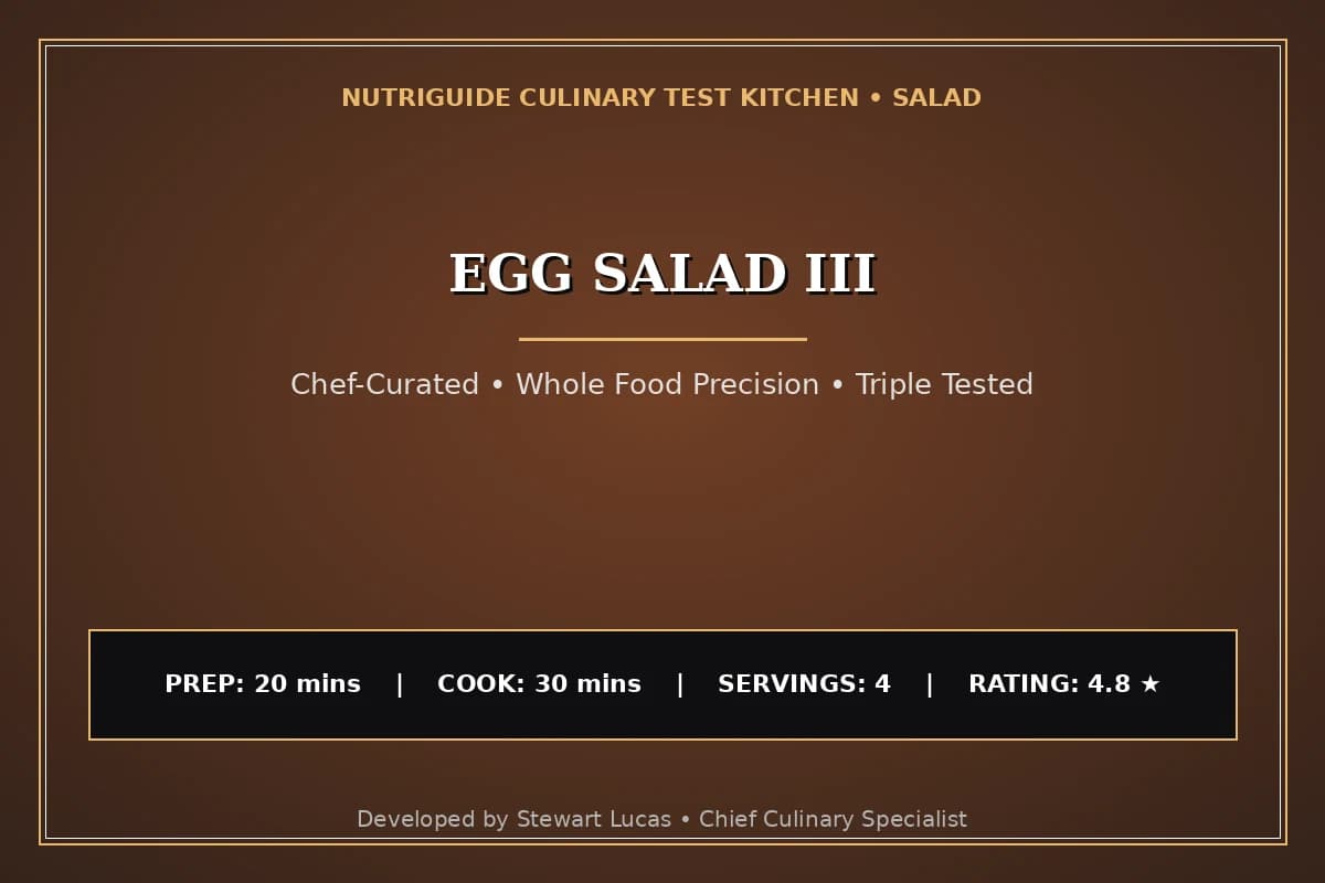 Egg Salad Iii