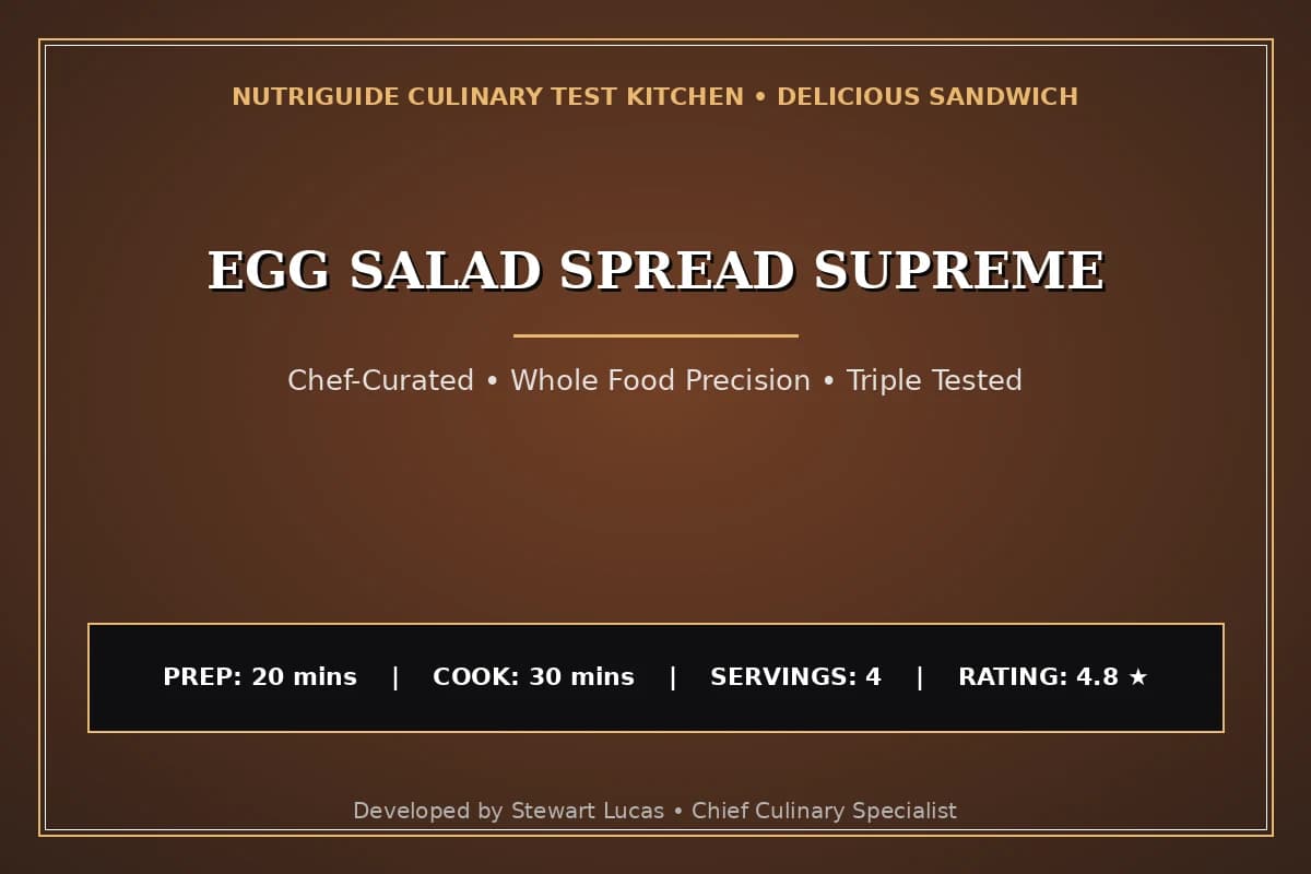 Egg Salad Spread Supreme
