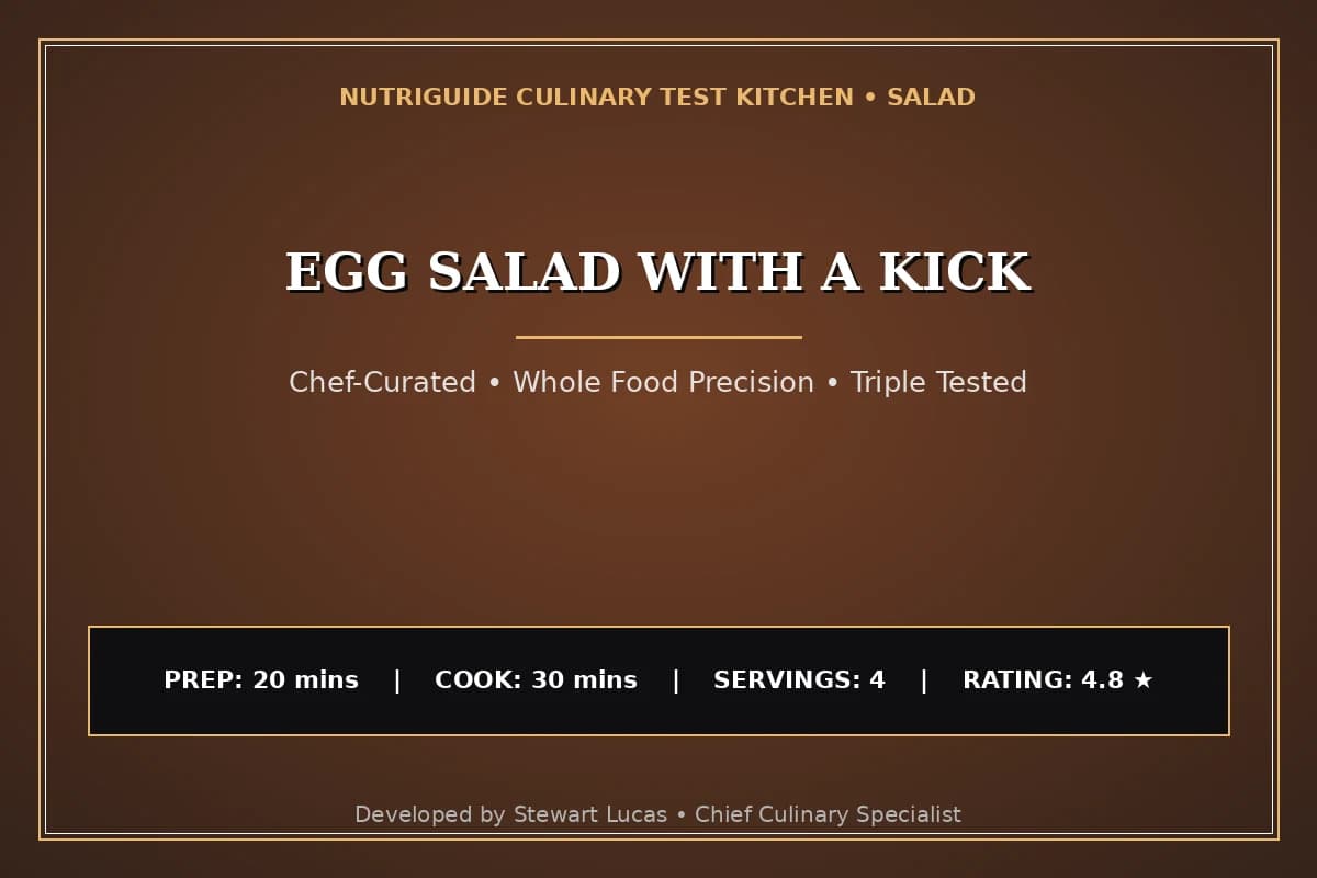 Egg Salad With A Kick