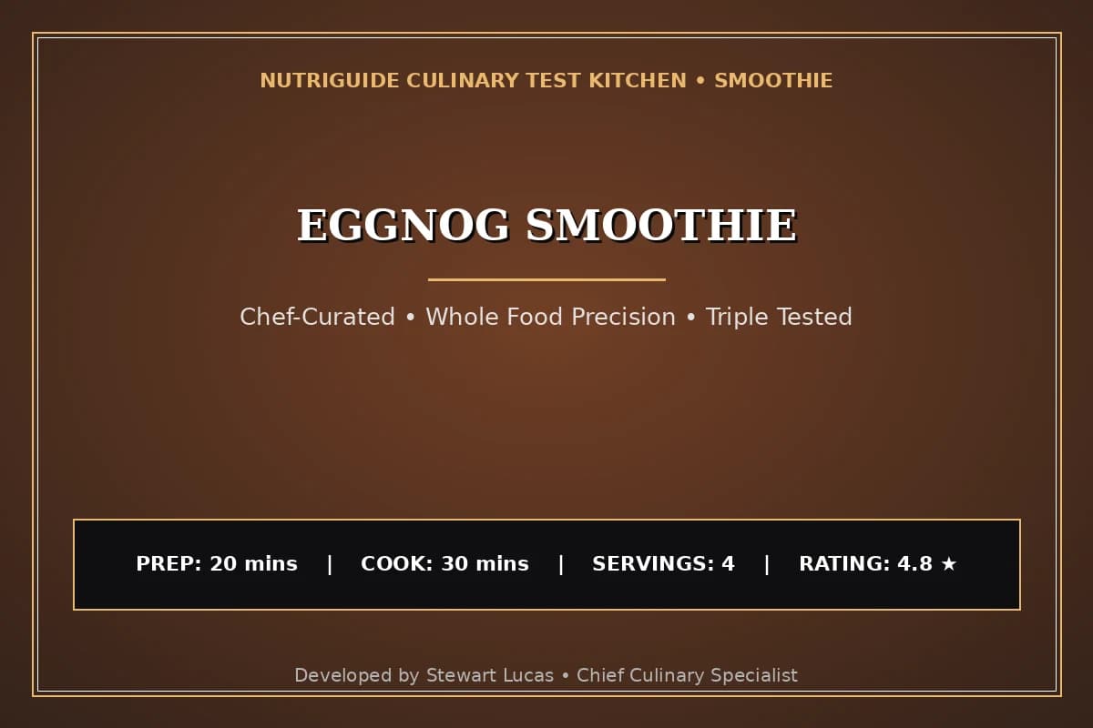 Eggnog Smoothie