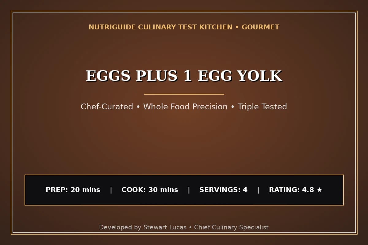 Eggs Plus 1 Egg Yolk