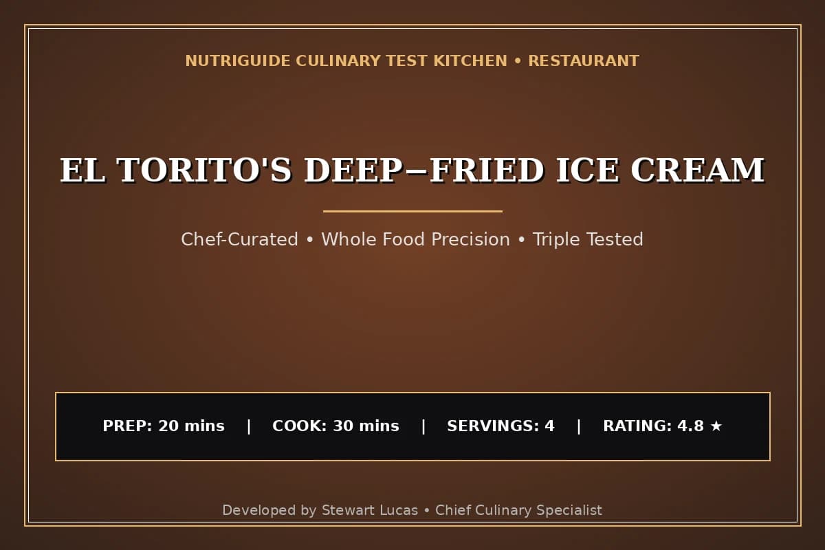 El Torito'S Deep−Fried Ice Cream