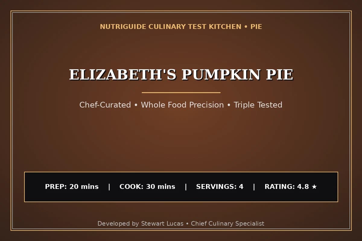 Elizabeth'S Pumpkin Pie