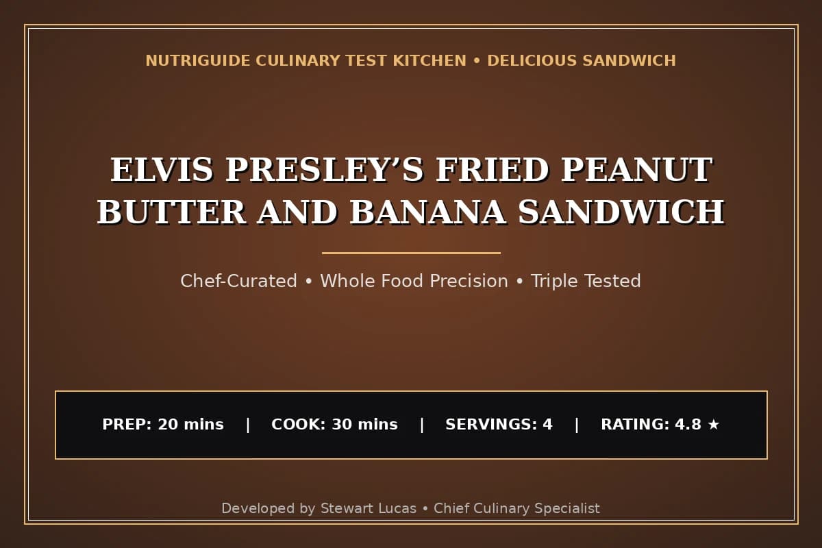 Elvis Presley’S Fried Peanut Butter And Banana Sandwich