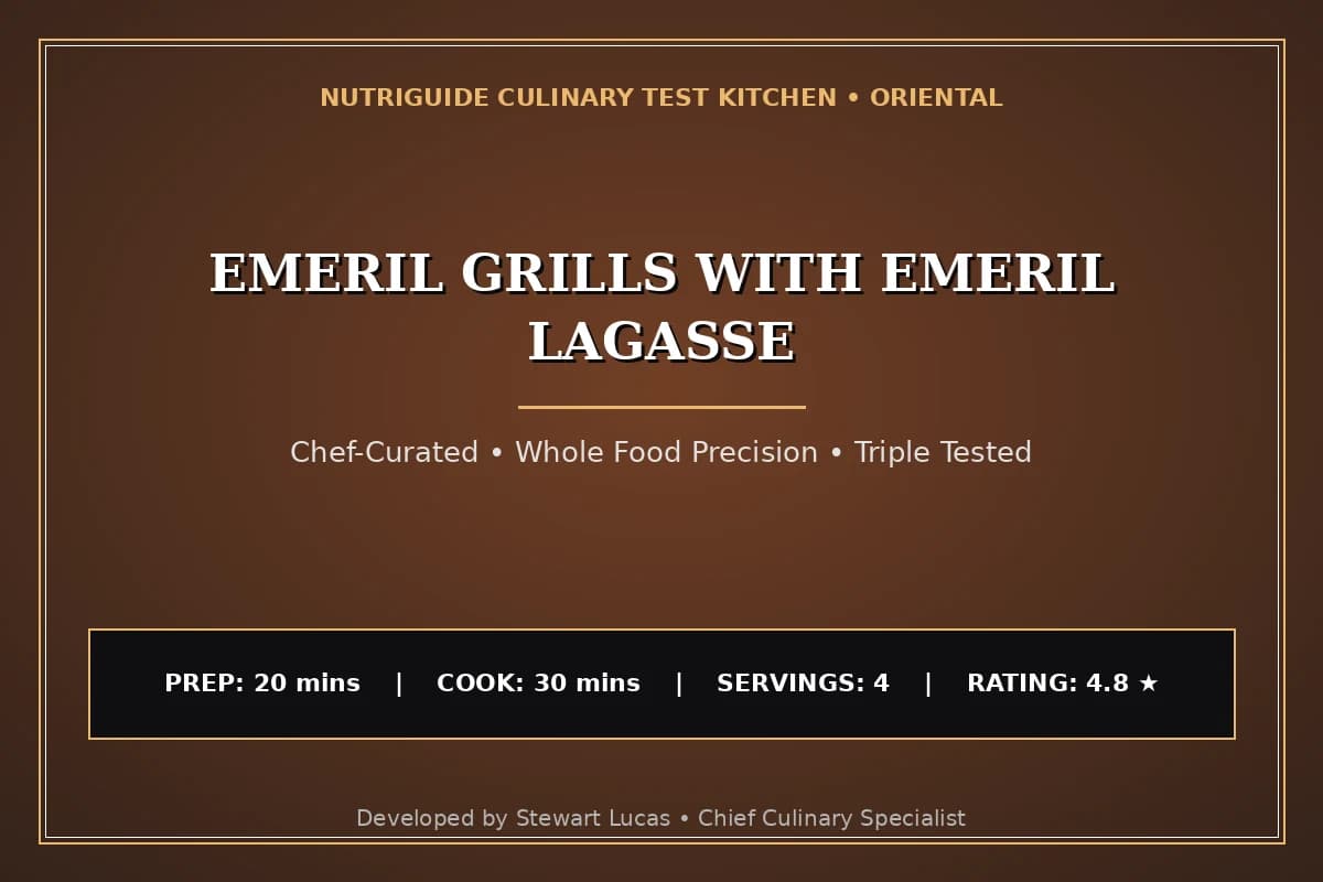 Emeril Grills With Emeril Lagasse