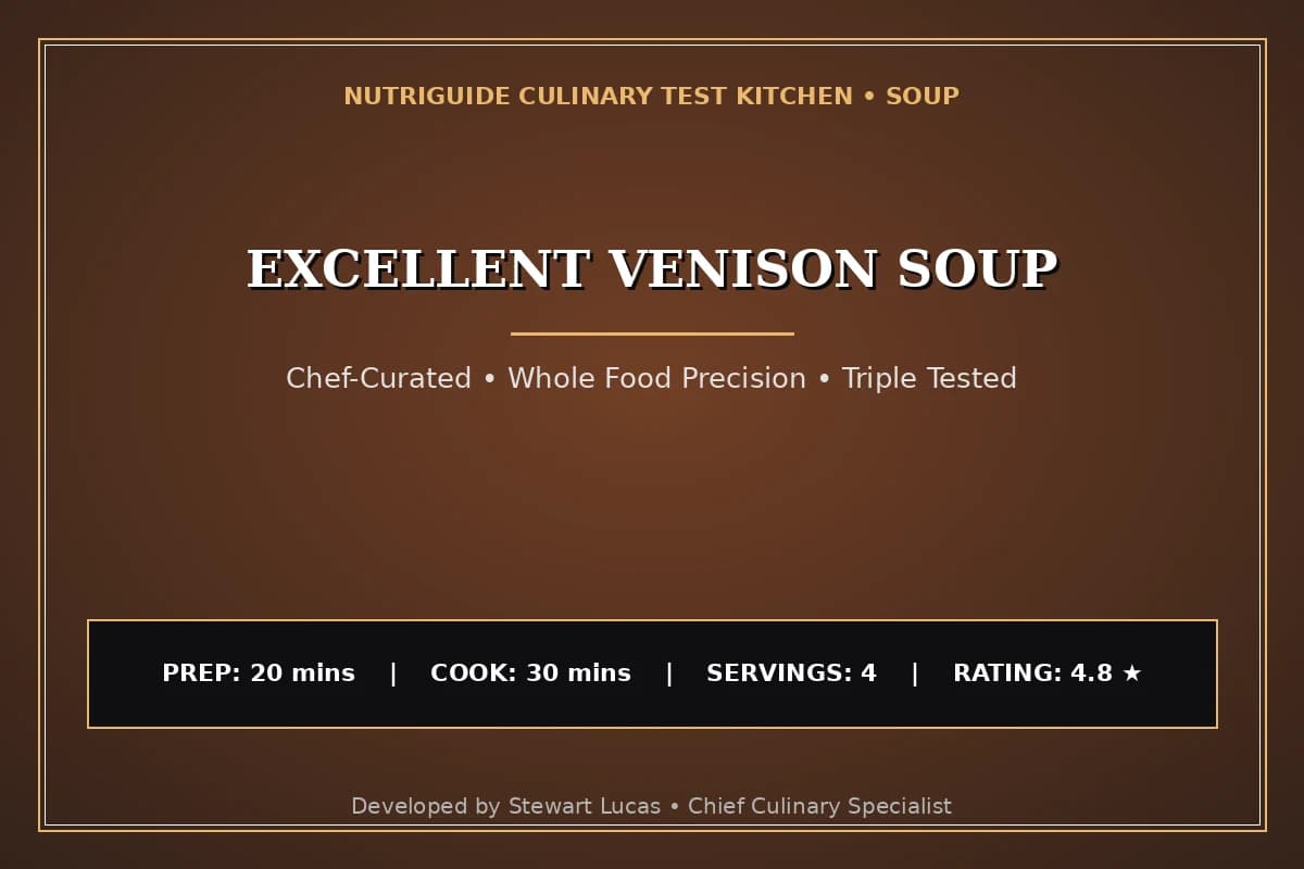 Excellent Venison Soup