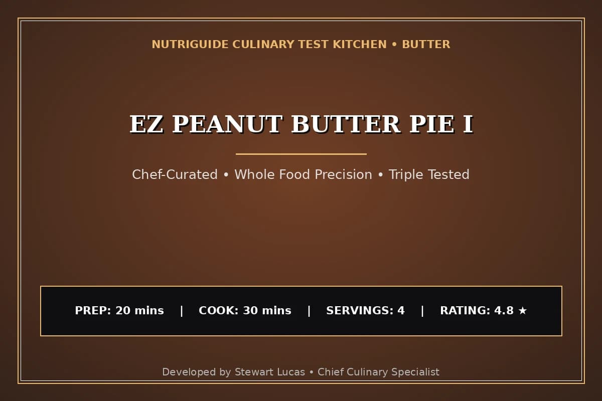 Ez Peanut Butter Pie I