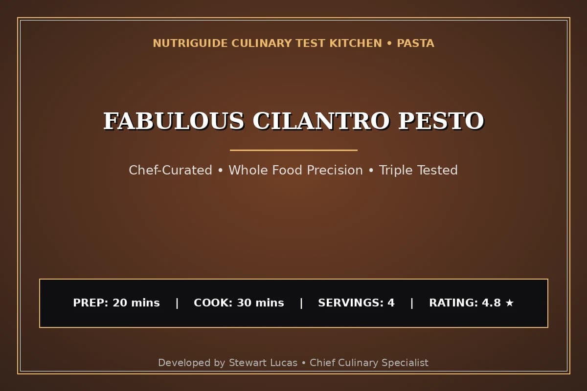 Fabulous Cilantro Pesto
