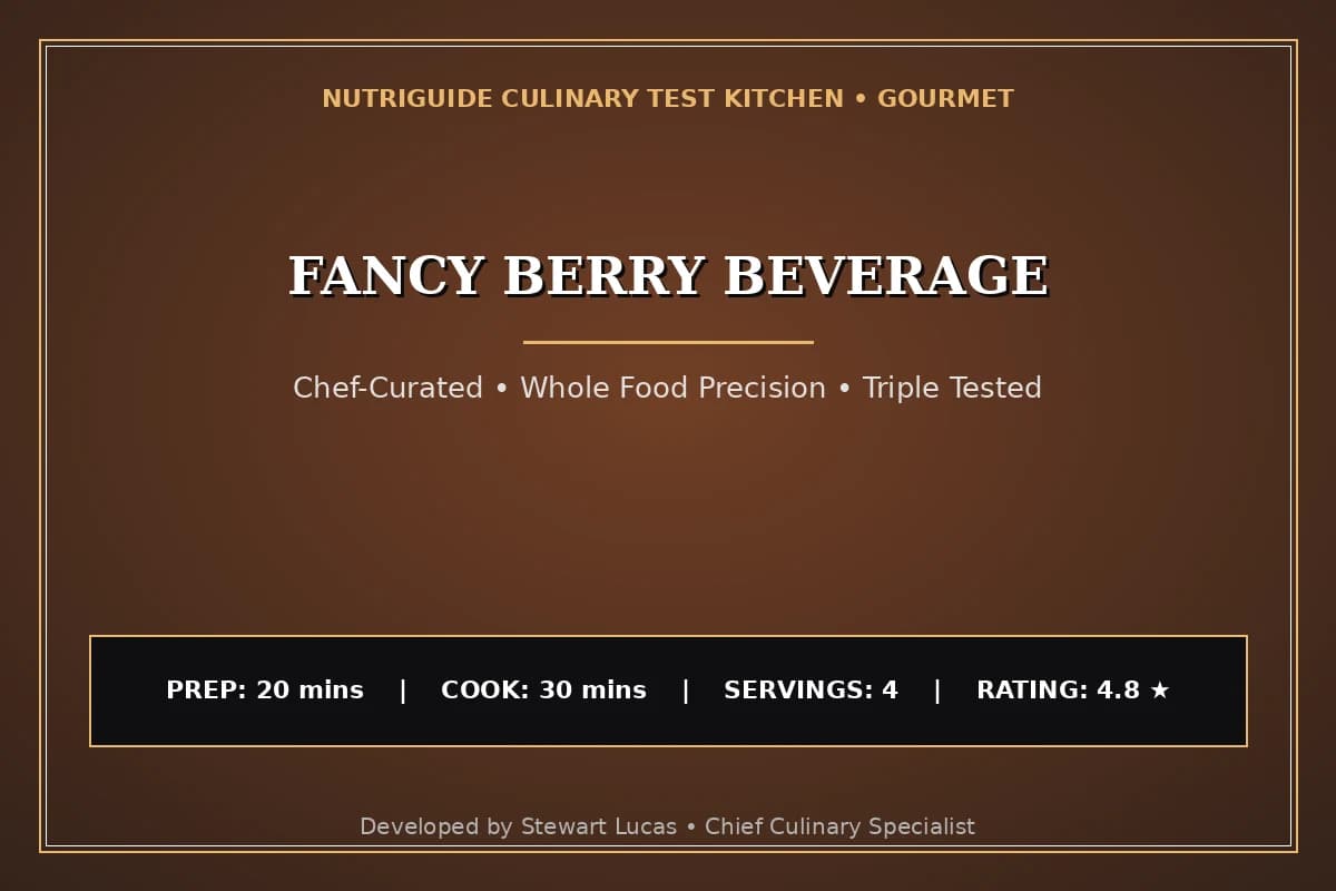 Fancy Berry Beverage