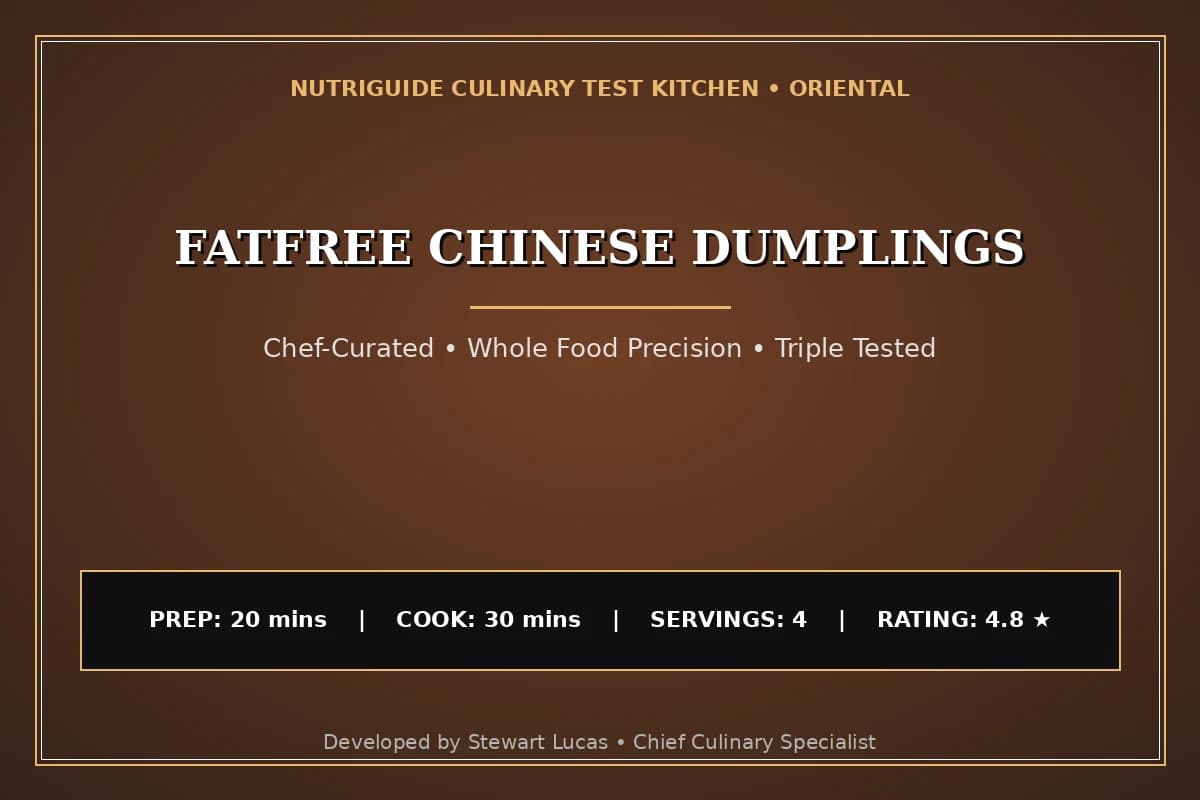 Fatfree Chinese Dumplings