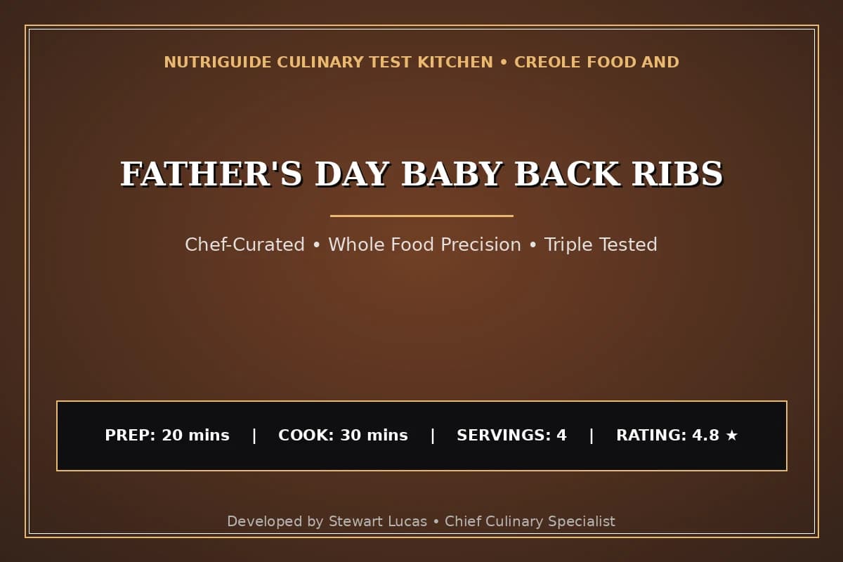 Father'S Day Baby Back Ribs