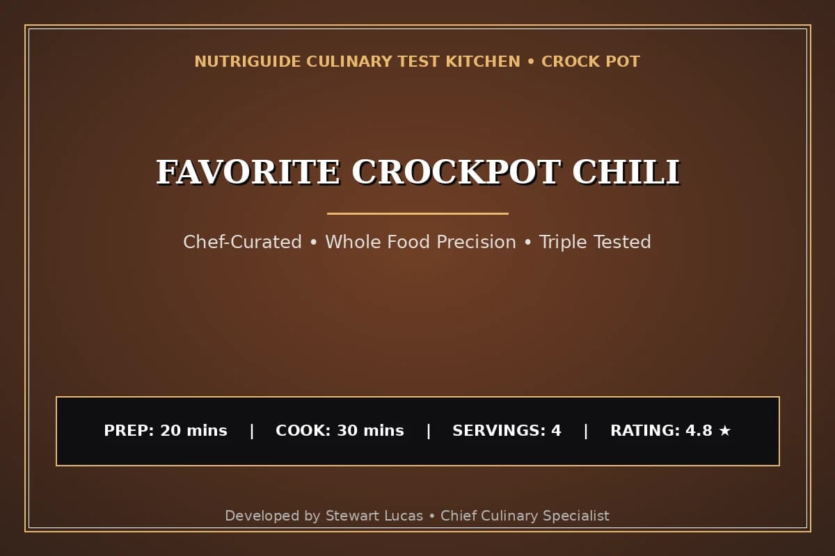 Favorite Crockpot Chili