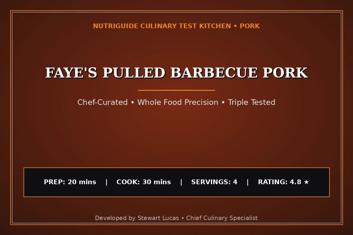 Faye'S Pulled Barbecue Pork