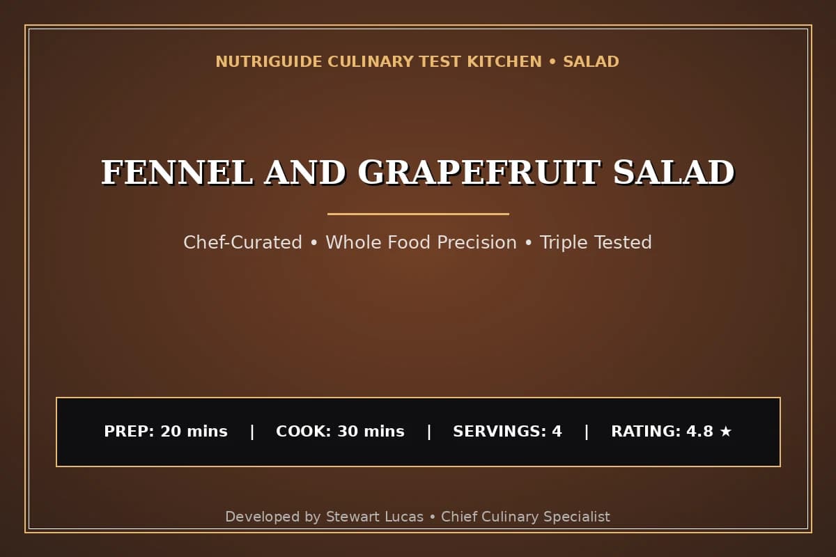 Fennel And Grapefruit Salad