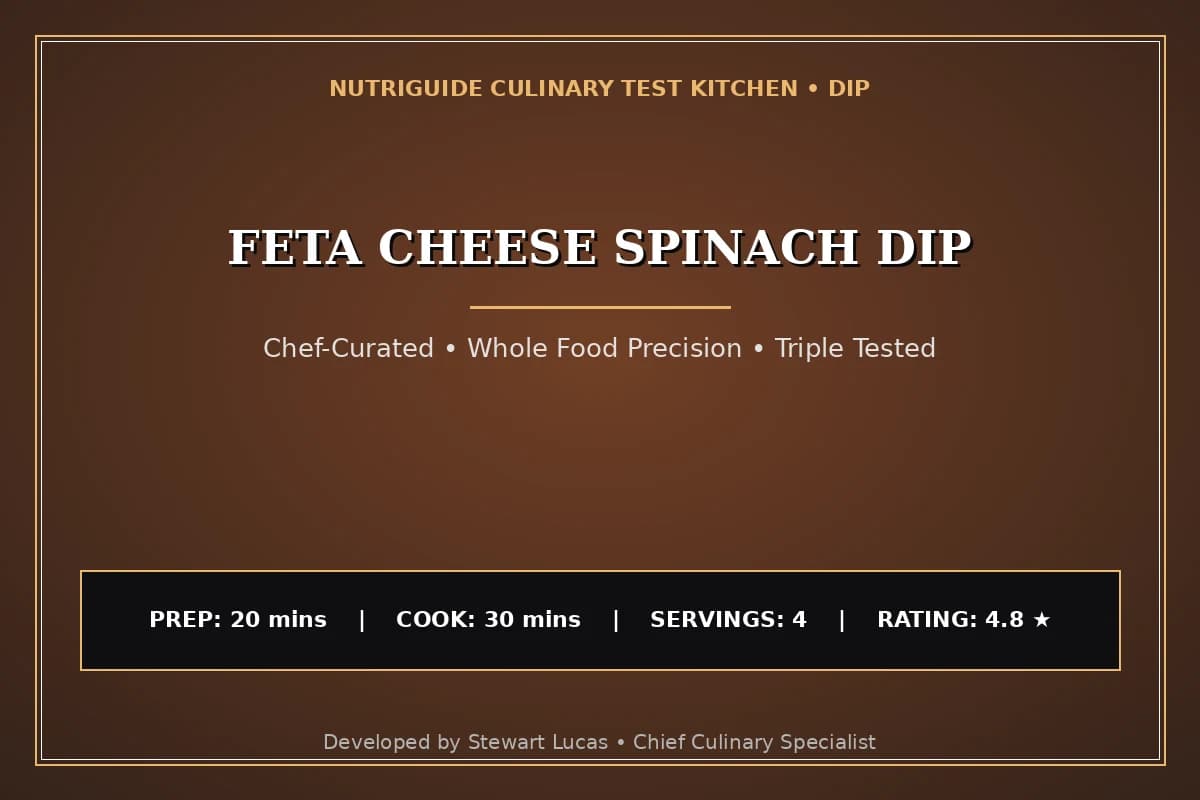Feta Cheese Spinach Dip
