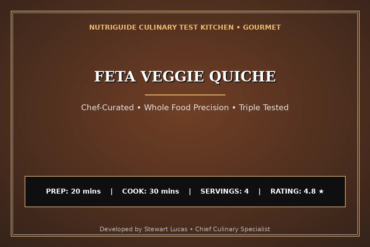 Feta Veggie Quiche