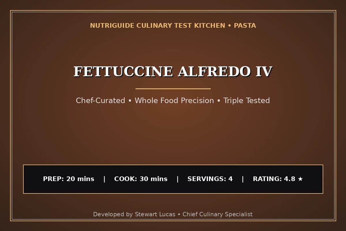 Fettuccine Alfredo Iv
